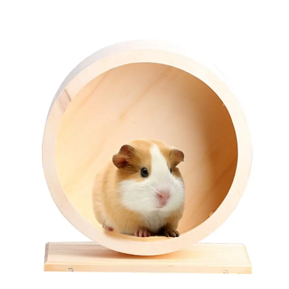 

Pet Toys Hamster Exercise Wheel Mute Hamster Running Wheel High Quality Wooden Eco-friendly Pet Toy Wheel Suitable For Hamsters