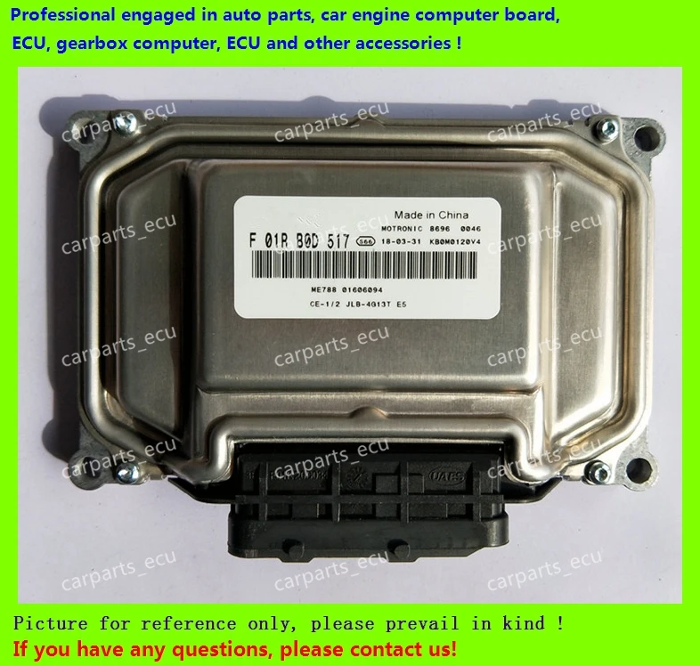 

For Wuling car engine computer board/ME7.8.8/ME17 ECU/Electronic Control Unit/F01RB0D517/F01R00D517 ME788 01606094