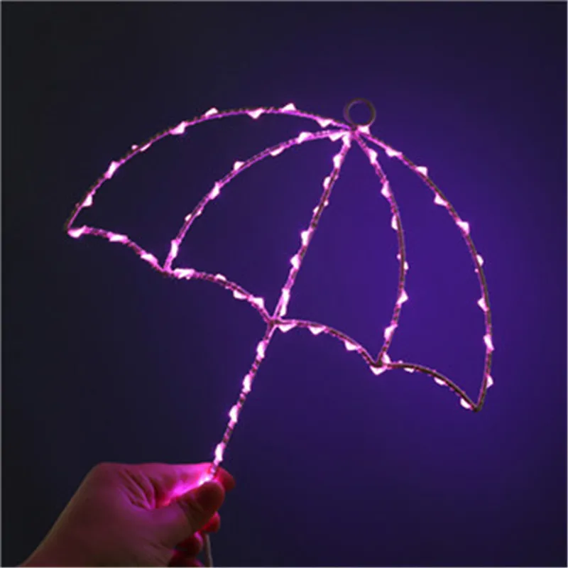 Зонтик led 3D ночник атмосфера вешалка Ночная шатер стол настольные лампы письмо