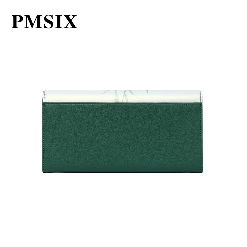 Женский винтажный клатч PMSIX с цветочным принтом Модный женский кошелек на