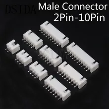 50 шт. XH2.54 2,54 мм Штекерный разъем для Пластик оболочки с иглой 2Pin 3Pin 4Pin 5Pin 6Pin 7Pin 8Pin 9Pin 10Pin Американская классификация проводов 2р 3P 4 5 6P 7 8P