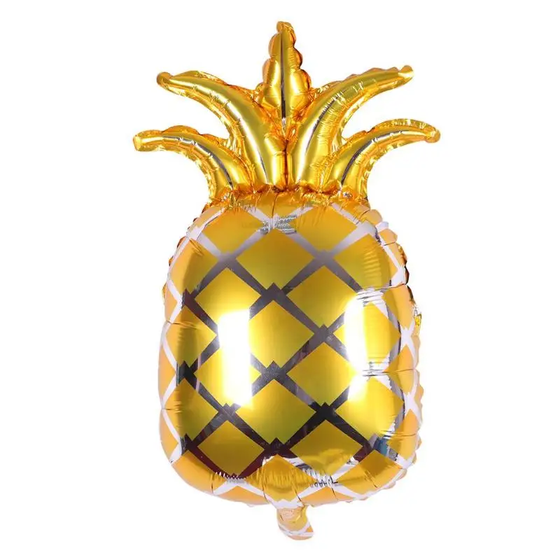 

Tropical Fruit Gold Pineapple Aluminum Foil Balloons Reusable Inflatable Balloon Birthday Wedding Ceremony Party Decor