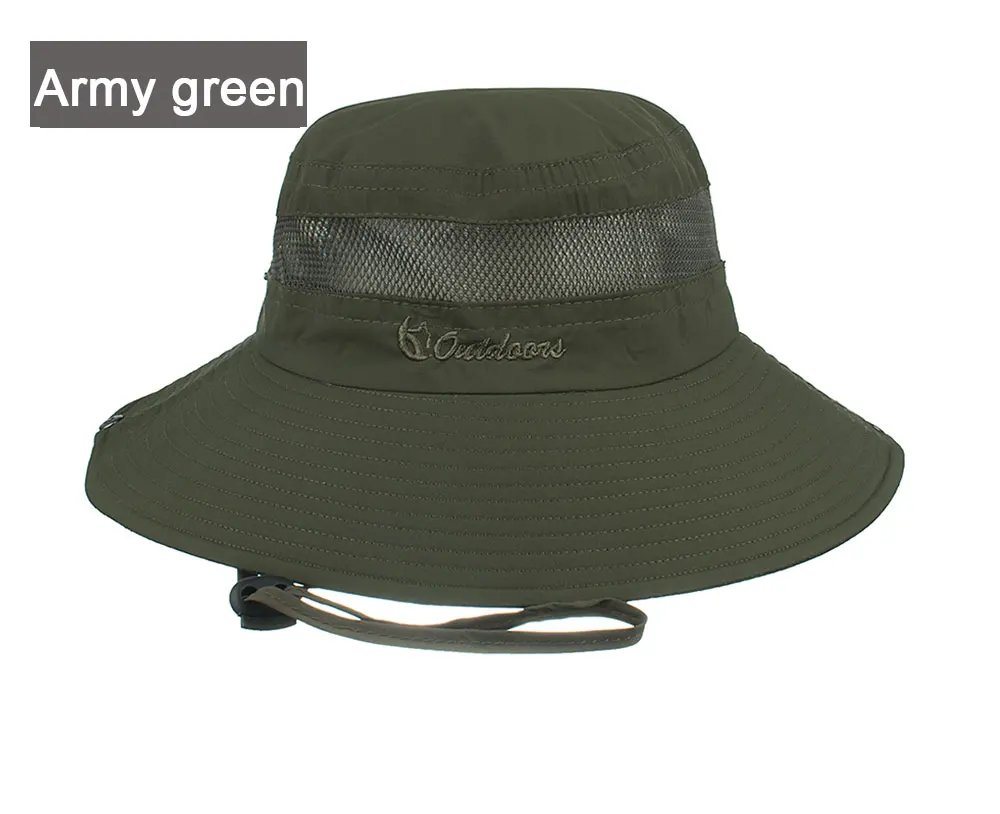 Unisex Frayed Washed Bucket Hat Foldable Hat MEANIT Fisherman Cap Brim Visors Sun Hat