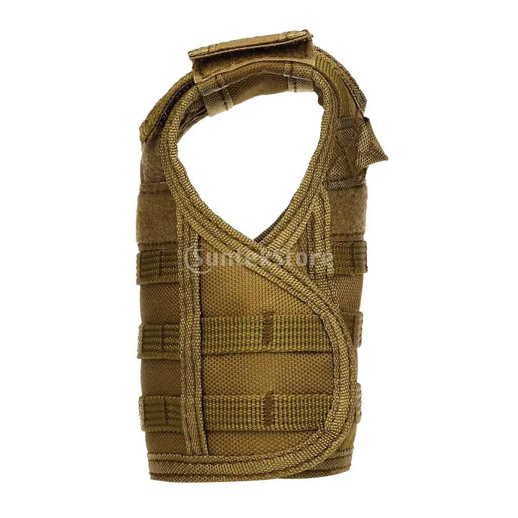 Mini Military Army Tactical MOLLE Vest Style Beers Sleeve Cans Cover Bottles Stubby Holder Cool Bottle Decoration