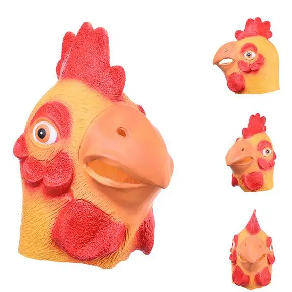 Animal Chicken Mask Head Full Face Mask Halloween Party Prop Carnival