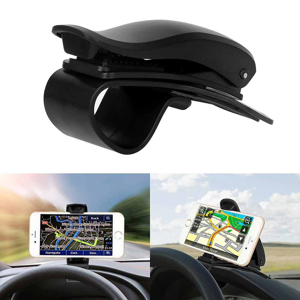 

Car Dashboard Cell Phone Holder Portable Easy Clip Mount Stand GPS Display Bracke Car Phone Holder Auto Fastener Clip