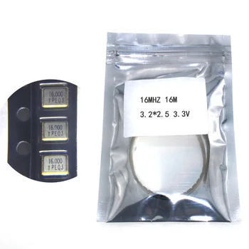 

10pcs SMD 3225 active crystal oscillator OSC 16MHZ 16M 3.2*2.5 3.3V 25PPM