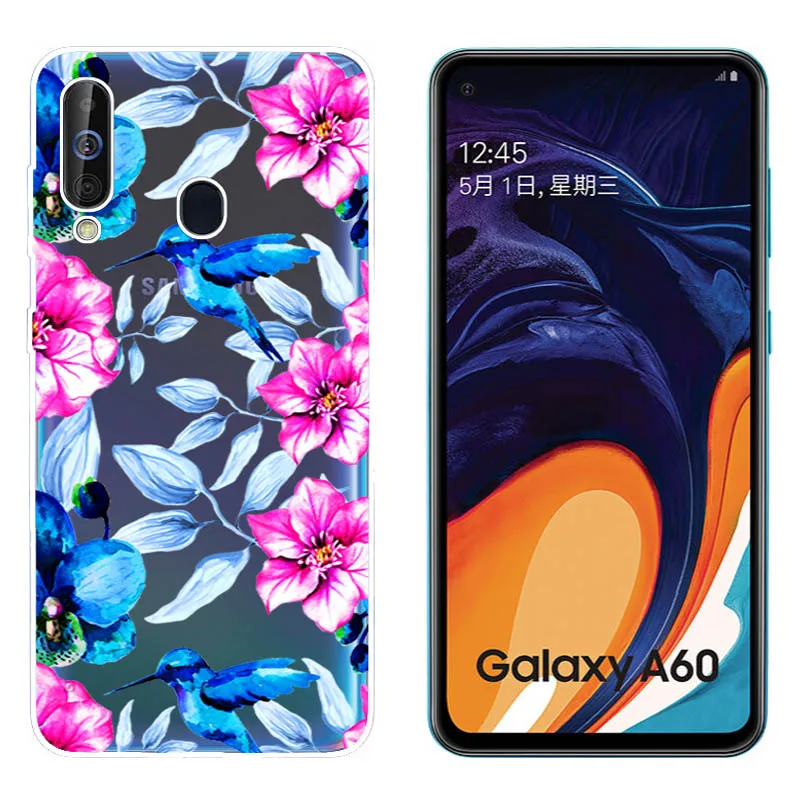 Cases For Samsung Galaxy A60 Cover Soft Silicone Printing Cover Back Case Fundas Cover For Samsung A60 A605F A605 A50 A30 A10