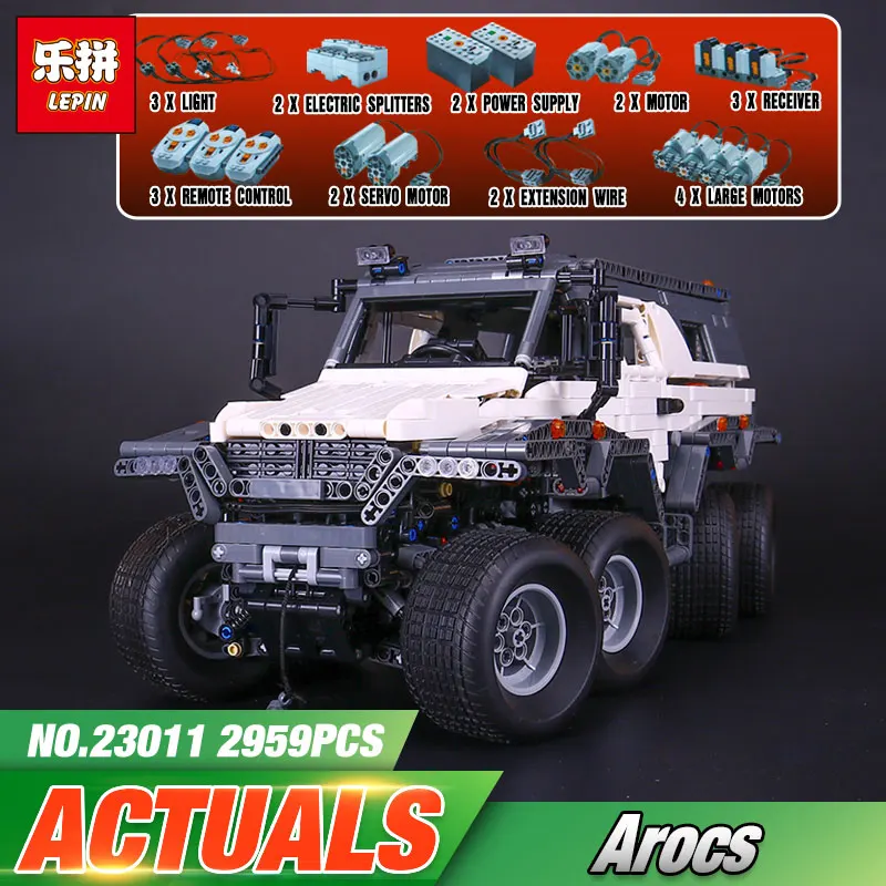 

DHL 23011 2959Pcs Technic Series Off-road vehicle Model Building Kits Block Bricks Educational Boy Toys Car Model Gift