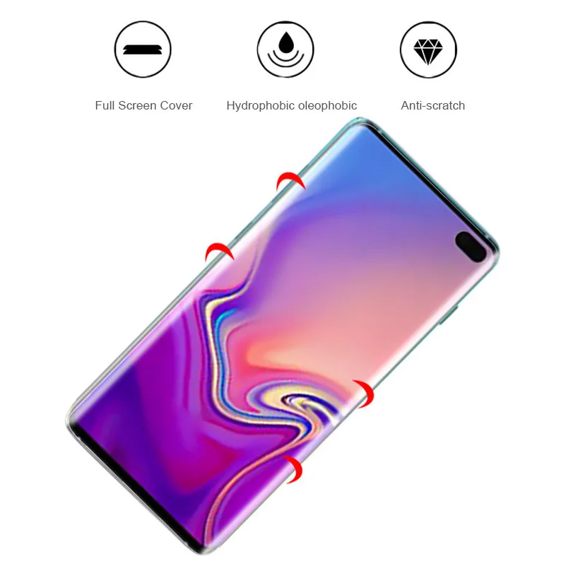 Hopelf Защитная пленка для samsung Galaxy S10 плюс Экран протектор мягкая S10E (не