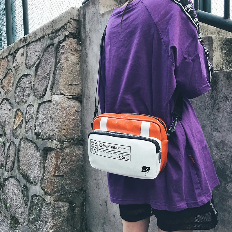 Menghuo High Quality Small Ladies Messenger Bags Leather Shoulder Bag Women Crossbody Bag for Girl Brand Women Handbags Panelled (16)