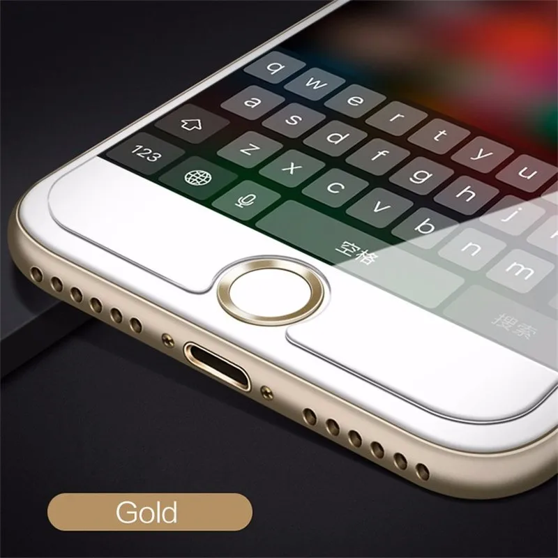 Алюминиевая сенсорная наклейка для домашней кнопки ID для Apple iPhone 5 5S SE 6 S 6 S 7 8 Plus iPad Pro наклейки на мобильный телефон