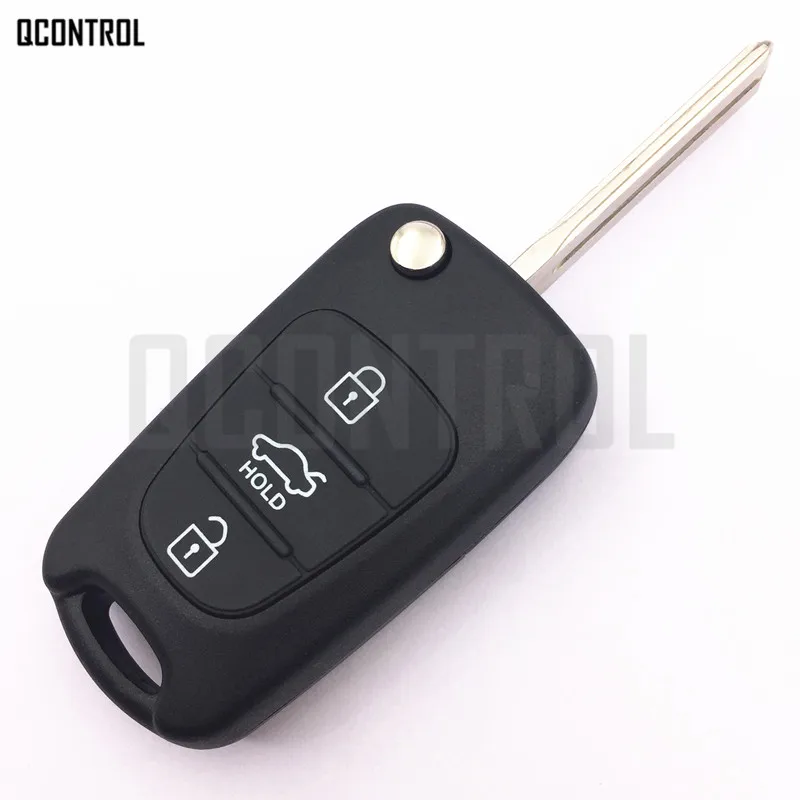 QCONTROL Автомобильный Дистанционный ключ OKA-185T CE0682 для KIA CEED Pro Ceed Cee 'd SW TOY40 ключ лезвия 2009-2012