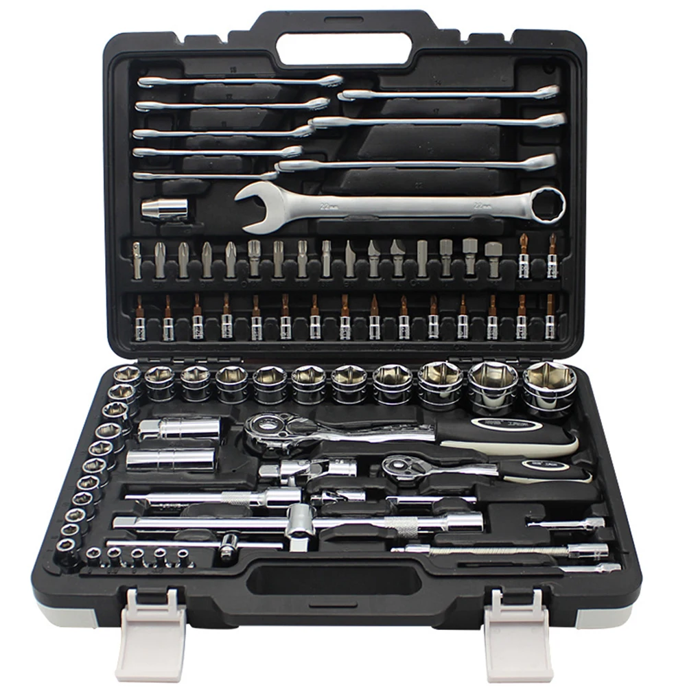 

HGhomeart 67PCS Ratchet Tool for Car Repair Socket Set Key Ratchet Set of Wrenches Car Tools Tool Box with Tools