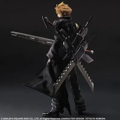 PLAY ARTS 25 см Final Fantasy VII Cloud Strife фигурка модель игрушки