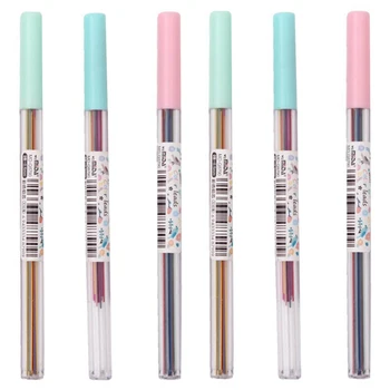 

15Pcs/box Colorful Mechanical Pencil Lead 0.5 /0.7 Mm Art Sketch Drawing Colored Lead School Office Supplies