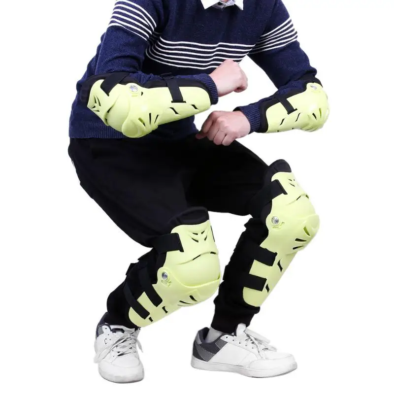 4pcs/set Motorcycle kneepad+Elbow Pad Authentic Protector Motocross