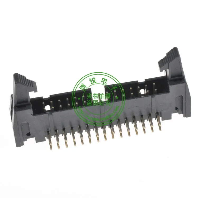 

High quality DC2 connectors 30PIN 90 degree bend foot gilded horns spacing 2.54MM Connector