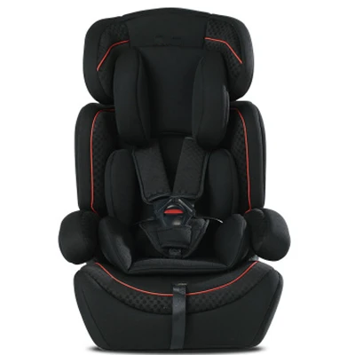 Детские защитные сиденья, подушка для автомобиля, утолщенные детские кресла в автомобиле, 9 months to 12 years Old, детские безопасные автомобильные сиденья, универсальный шезлонг - Цвет: black