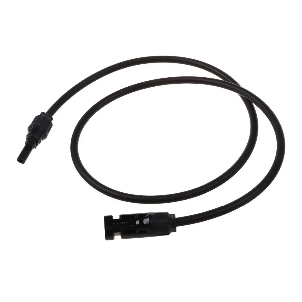 

Solar Panel Extension Cable PV Wire Male Female MC4 Connector Wire Thickness:10 AWG Length 1M