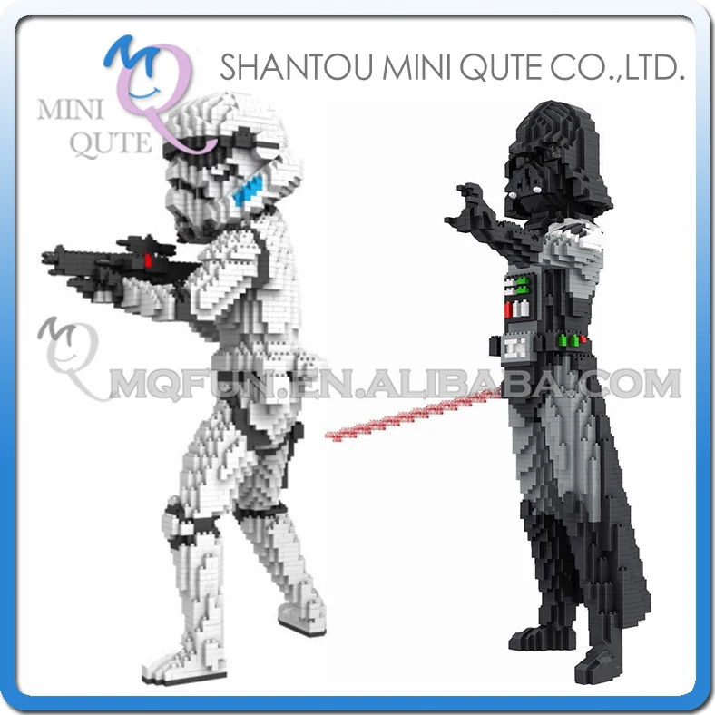 

Mini Qute PZX movie star wars Stormtrooper Darth Vader super hero kids block plastic building block boys educational gift toy