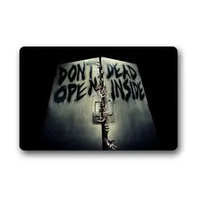 Не открыть мертв внутри Ужасы Зомби руки узор Коврик Дизайн Короткие Плюшевые ботинки ткань Multifuntional коврик помещении или на открытом воздухе