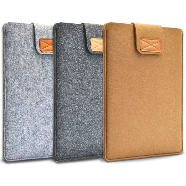 Шерсть фетр Laptop Sleeve тетрадь сумка планшеты Чехол 7 8 10 11 12 13 14 15,6 17,3 для Macbook Air Pro Xiaomi kindle iPad