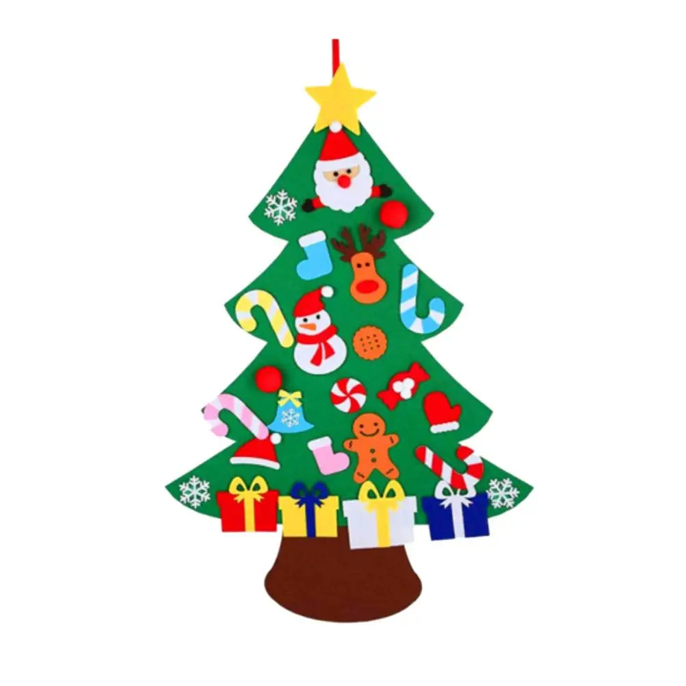 

Christmas Ornament Wall Sticker Felt Christmas Tree Christmas Tree - Various Christmas Pendants - Christmas Tree Decoration Set