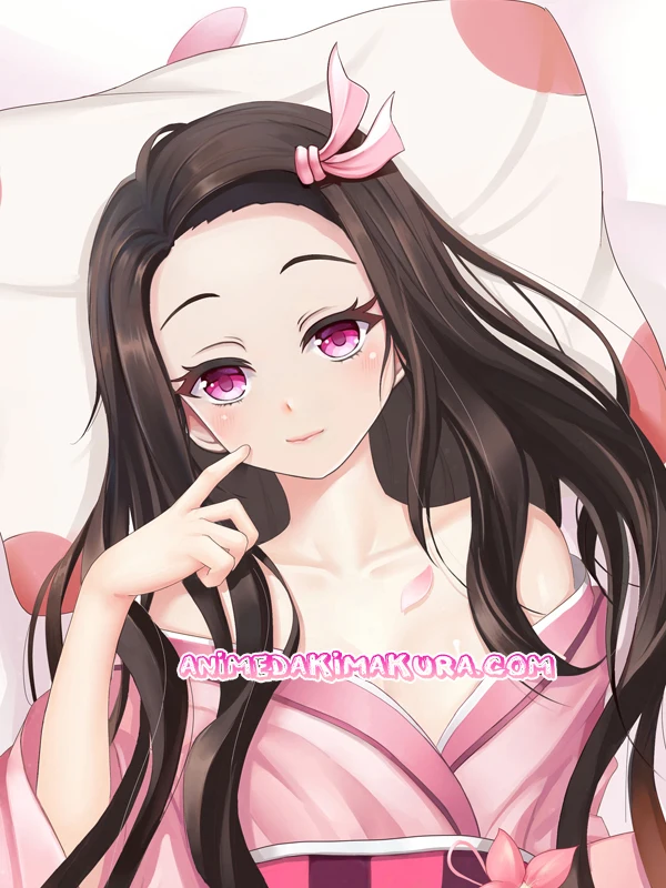 Demon Slayer: Kimetsu no Yaiba Dakimakura Nezuko Kamado аниме девушка обнимает тело наволочка чехол