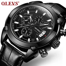 Genuino Reloj Automático OEVS Marca Hombres Visualización Del Calendario de Cuarzo Auto Fecha de Hombre Relojes Deportes Diver Reloj Resistente Al Agua