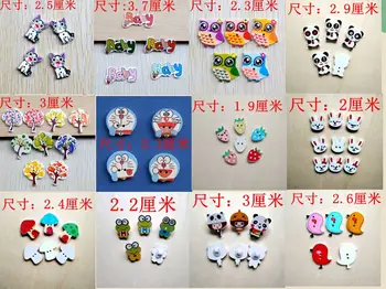 

Mixed variety of styles to choose from 1-2 Holes Cartoon Pattern Wood Painting Sewing Buttons Scrapbooking 19-37mm 2002