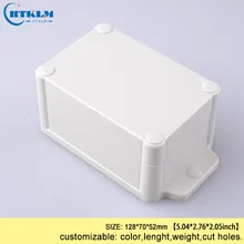 Крепление к стене пластмассовый корпус для установки электроники коробка IP68 водонепроницаемый корпус из АБС-пластика, прозрачные пластиковые наружная распределительная коробка 128*70*52 мм