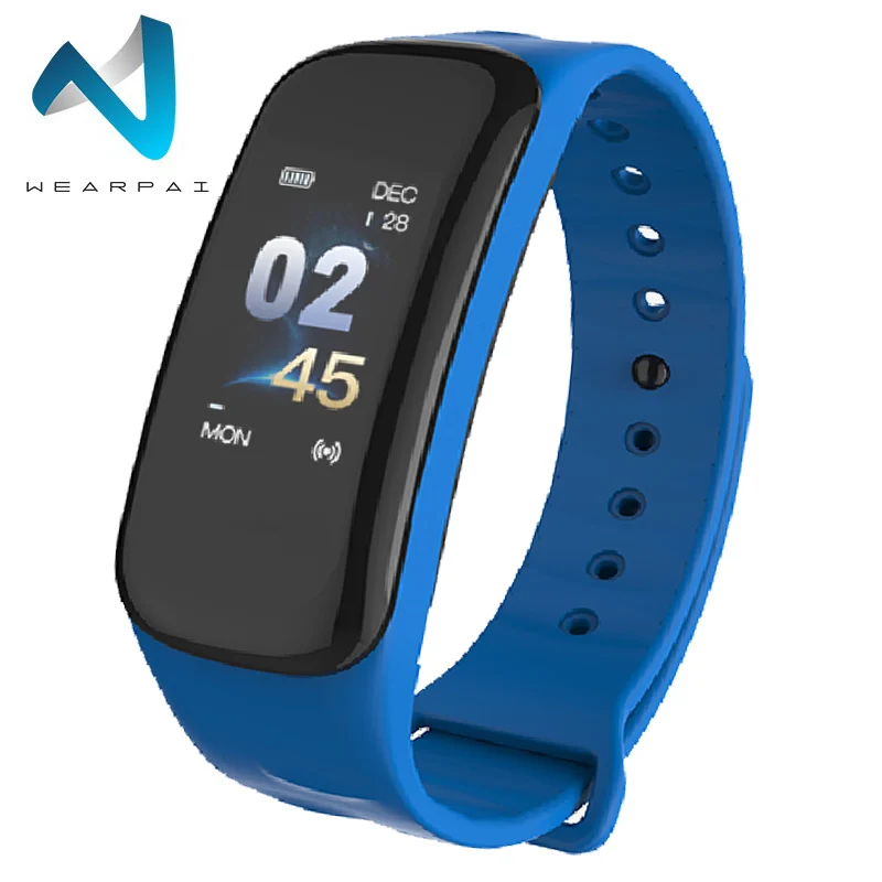 Wearpai C1Plus Смарт часы для женщин цветной экран кровяное давление фитнес трекер