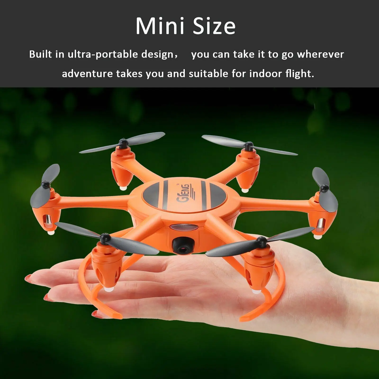Gteng 2 4G 4CH 6 осевой гироскоп парящий RC Квадрокоптер с HD WIFI камерой Дрон FPV