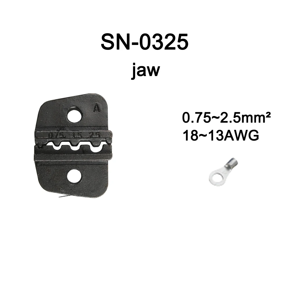 Мини Европейский Стиль штампы наборы для SN SN48B обжимные плоскогубцы серии ручной обжимной инструмент и для SN28B SN02B SN11011 SN02 SN0325 SN06 - Цвет: SN-0325