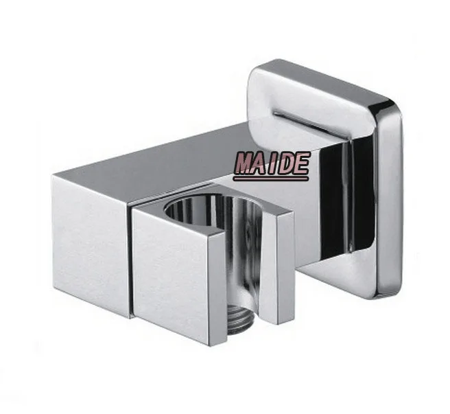 Brass Water Inlet Angle Valve Shower Holder with Hose Connector Wall