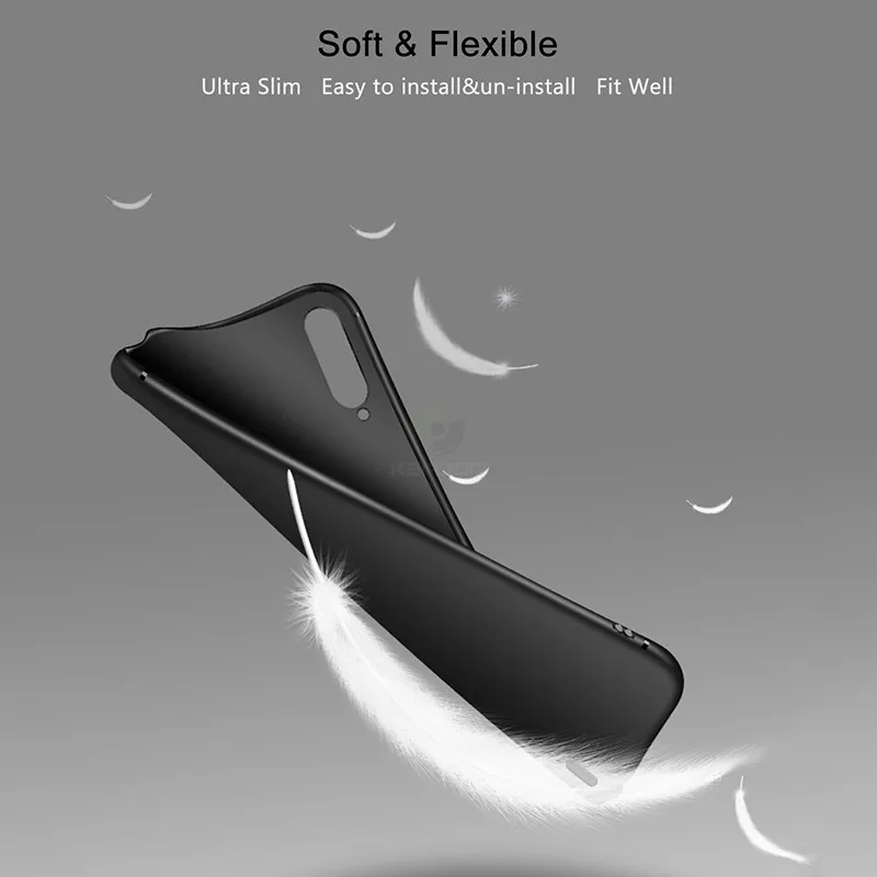 Чехол Keajor для Xiaomi mi cc9 Ультратонкий Мягкий матовый Силиконовый чехол бампер из