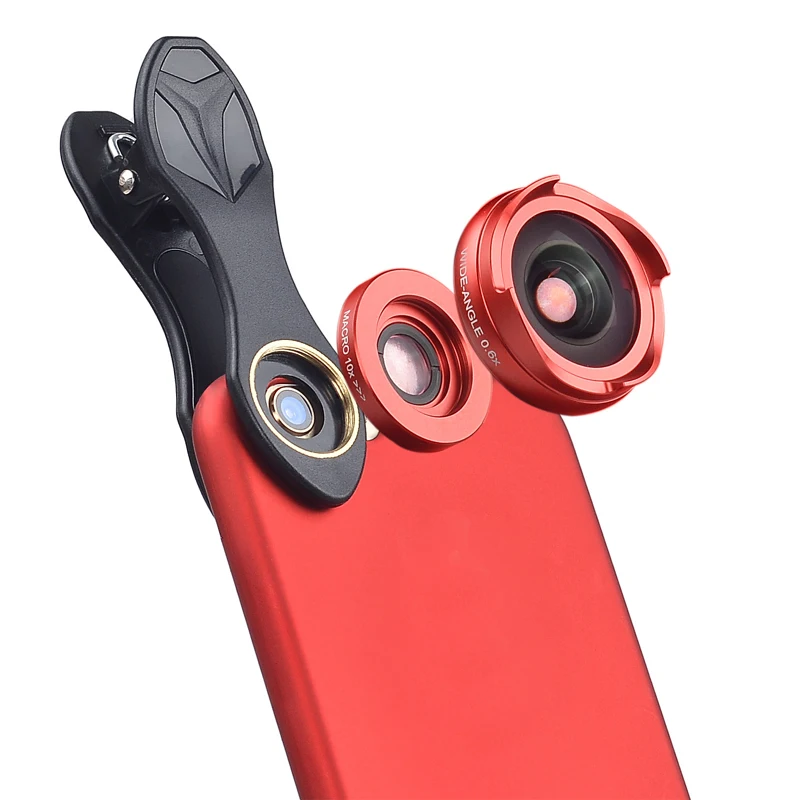 

2-in-1 Phone Camera Lens Kit (Wide Angle + Macro) With Universal Clip for iPhone, Android, Smartphones, others