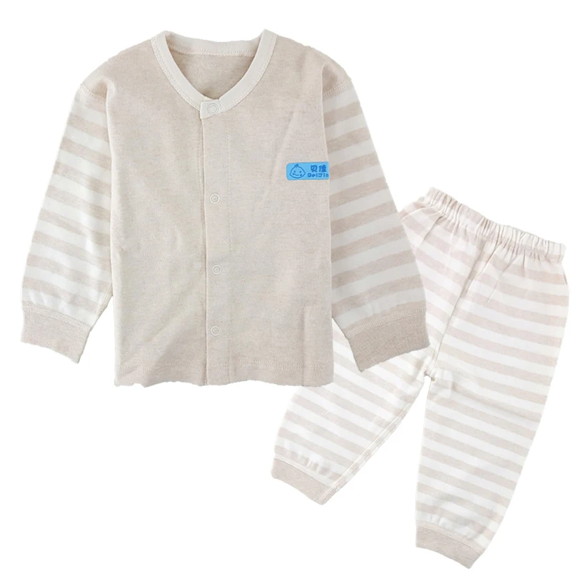 Organic Cotton Long Sleeve Baby Boys Clothing Set 0 12M Pants Winter