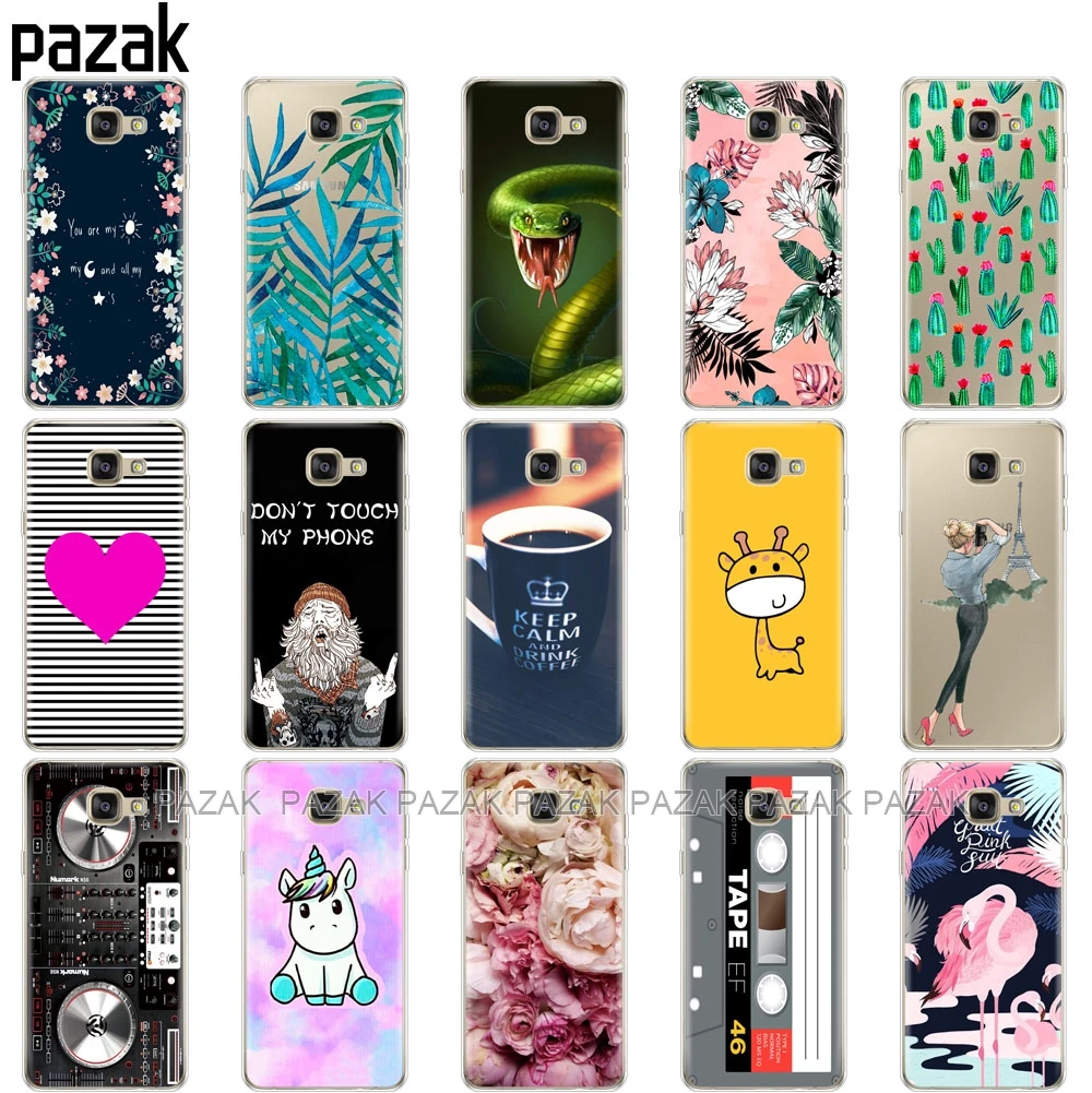 سيليكون الهاتف حقيبة لهاتف سامسونج غالاكسي A5 2016 حالة A510F A510 الهاتف الخلفي واقية ل كابا سامسونج A5 2016 حالات جديدة تصميم