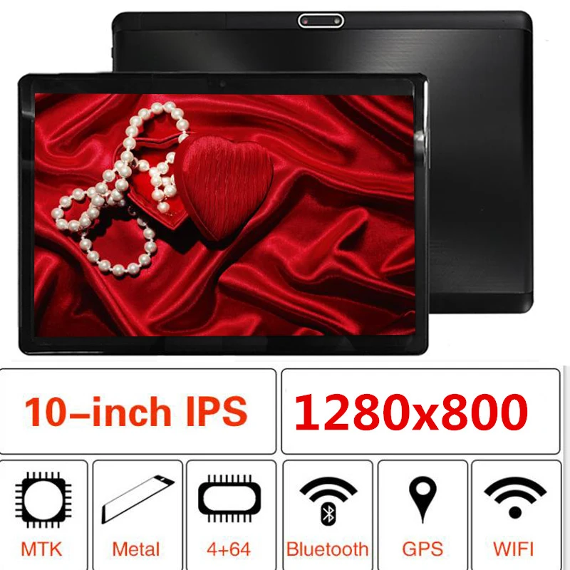

2019 CARBAYTA S119 10.1' Tablets Android 8.1 8 Core 64GB ROM Dual Camera 5MP Dual SIM Tablet PC WIfi GPS bluetooth phone MT8752