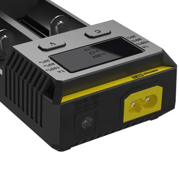 Nitecore Intelli Зарядное устройство i2 16340 CR123A 10440 AA AAA 14500 18650 26650, 22650, 17670, li-ion/никель-металлогидридных универсальное Батарея Зарядное устройство