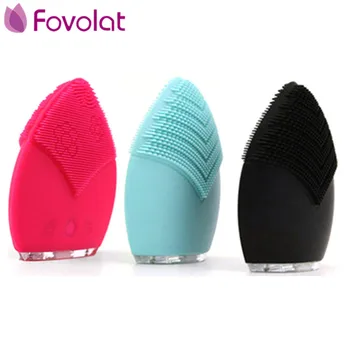 

1Pcs Electric Silicone Brush Massage Blackhead Remover Face Eye Massager Exfoliate Tools Mini Washing Machine abs Stimulator
