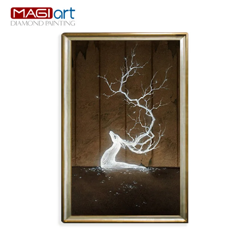 

Diamond painting accessories,Diamond embroidery,5D DIY mosaic Diamant, picture of rhinestones,full round Time deer ZMA002
