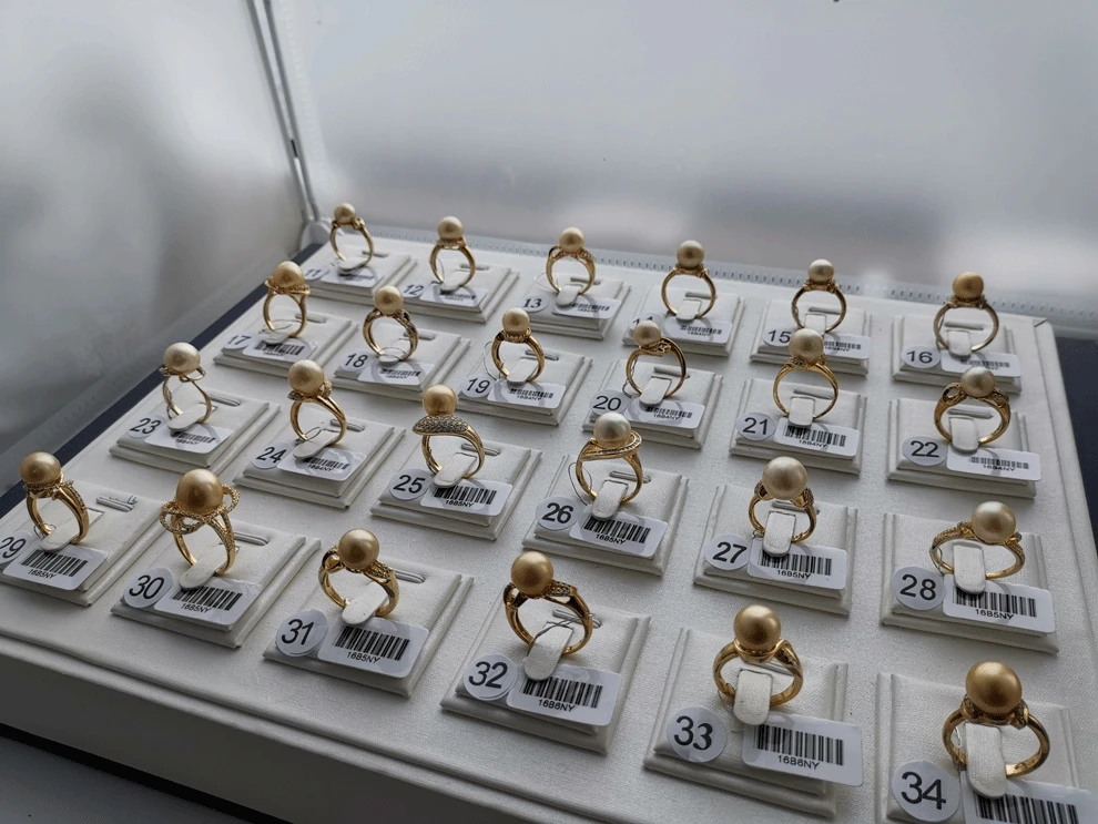 YS 9-11 мм кольцо из натурального морского жемчуга с морской водой 925 пробы Серебряное обручальное кольцо распродажа один на один