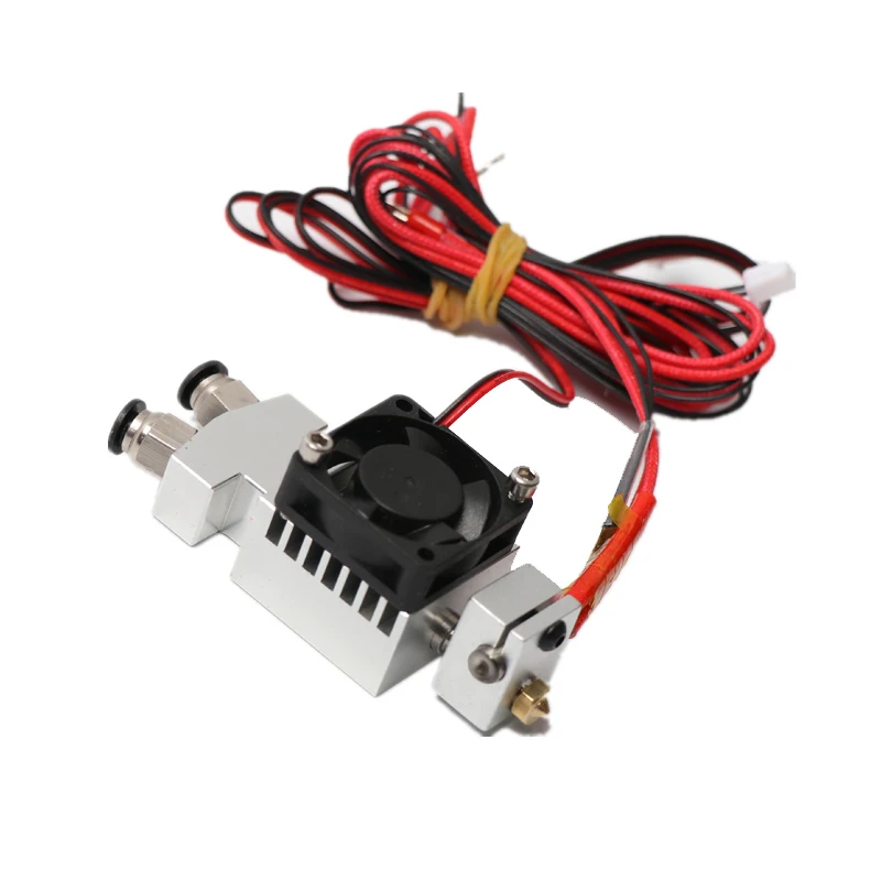 

3D Printer parts Multi-Color Extruder 2 in 1 Out Nozzle Hotend Dual Color Switching Hotend Kit 12V/24V