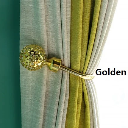 2pcs/set Curtain Tieback Holder Hooks Tie Backs Bedroom Living Curtain  Decoration Accessories Holdback Metal Curtain Hooks - Curtain Decorative  Accessories - AliExpress