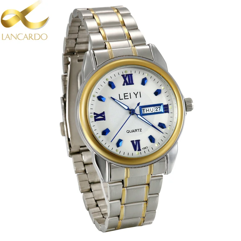 Relogio Masculino Back Light Lancardo Watches Men Luxury Brand Week/Calendar Men Sport Watches Stainless Steel Quartz Watch Relogio Masculino Back Light Lancardo Watches Men Luxury Brand Week/Calendar Men Sport Watches Stainless Steel Quartz Watch