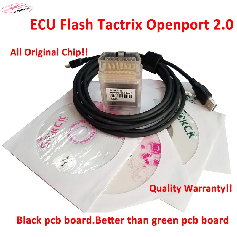 2018 New Tactrix Inc OpenPort 2 0 ECUFLASH Auto ECU Chip Tuning Tool Works Techstram JLR