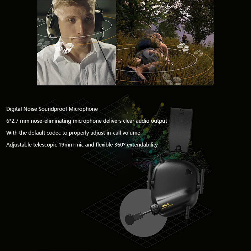 Game Headset Tactical Master - 008 Immersive